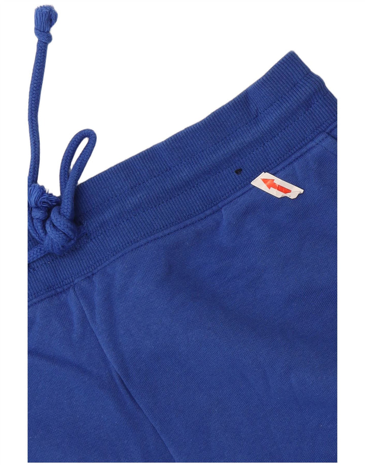 Marks & Spencer Damen Sportshorts UK 12 Mittelblaue Baumwolle