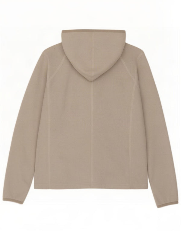Jaqueta de lã com capuz feminina The North Face UK 12 poliéster bege médio