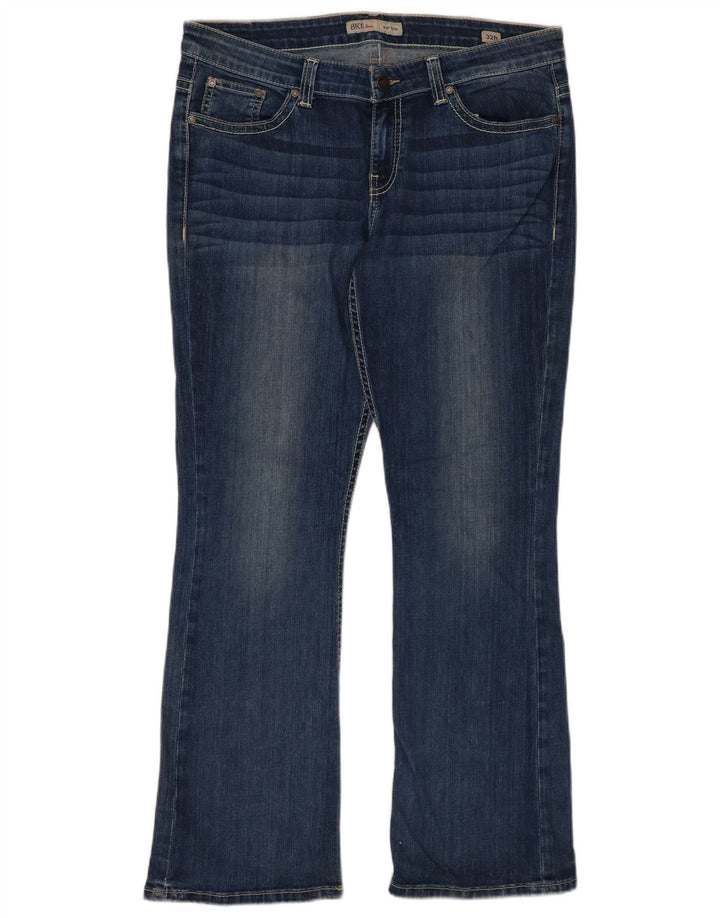 BKE Womens Bootcut Jeans W32 L31 Blue Cotton