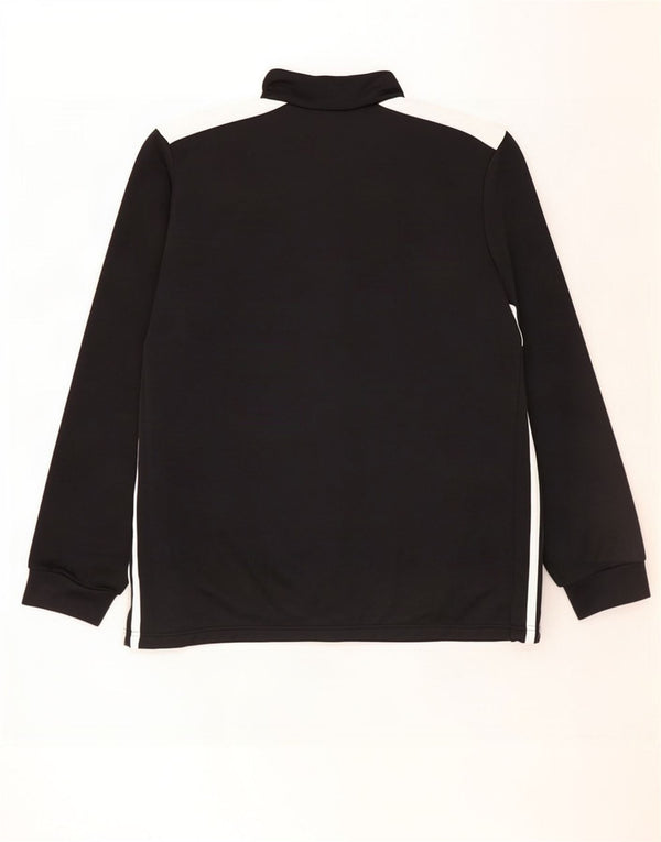 Adidas Męska bluza dresowa Top 2XL Czarny poliester z blokami kolorów
