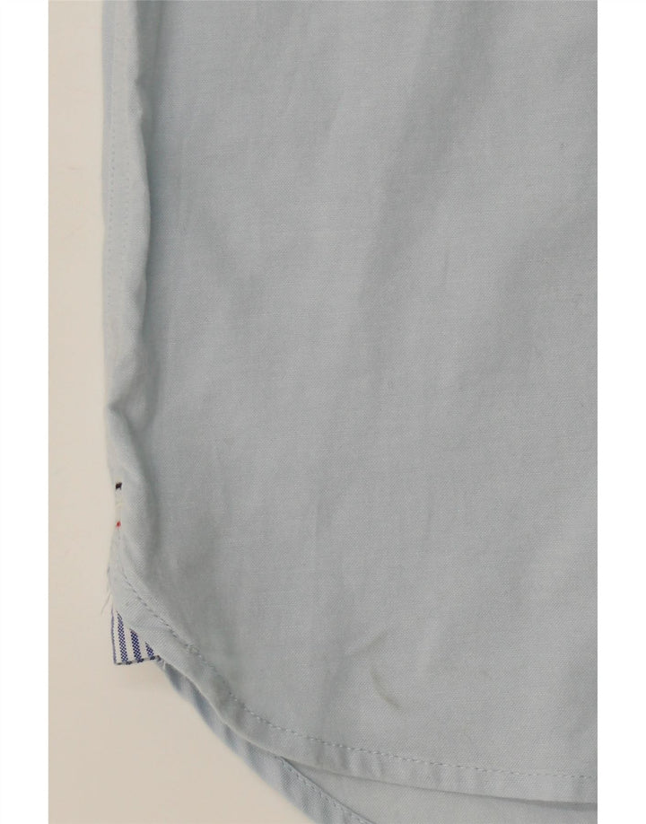 TOMMY HILFIGER Mens Flex Regular Fit Shirt 2XL Blue Cotton Vintage Tommy Hilfiger and Second-Hand Tommy Hilfiger from Messina Hembry 