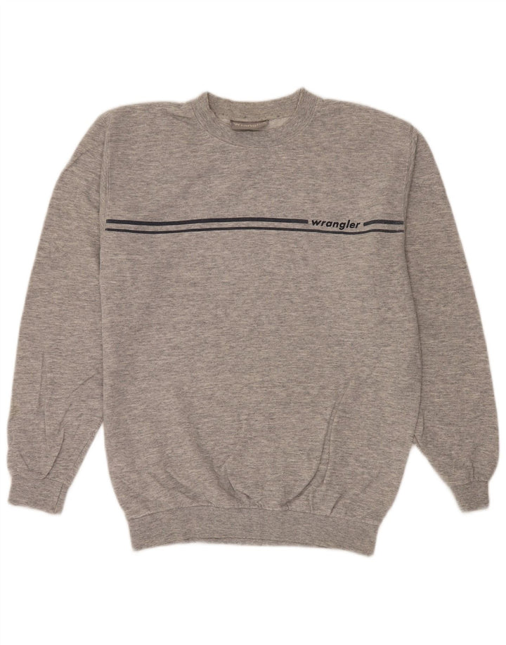 Wrangler Sweat-Shirt Homme Petit Gris Moucheté Coton