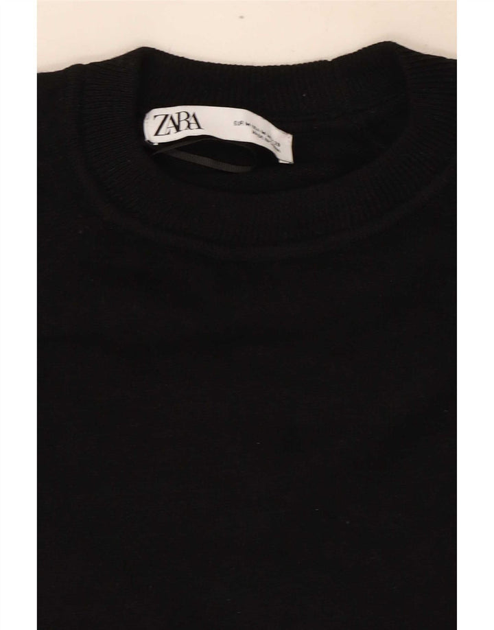 Bluzka damska Zara Crop Oversize UK 14 Medium Black