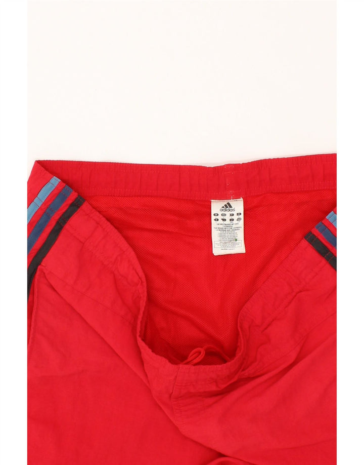 ADIDAS Mens Sport Shorts Large  Red Polyamide Vintage Adidas and Second-Hand Adidas from Messina Hembry 