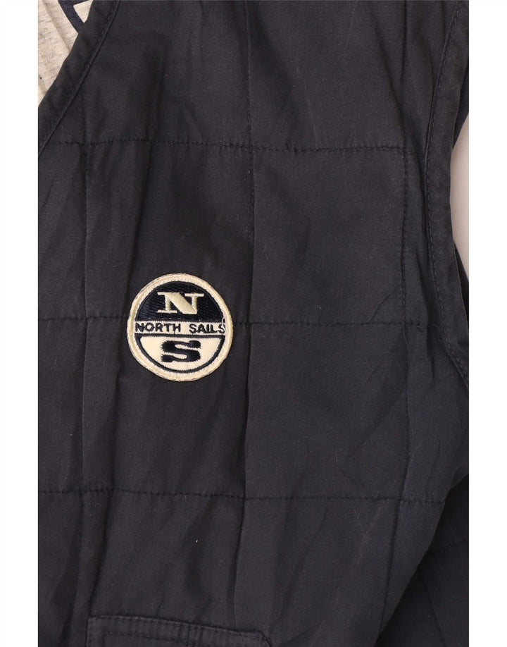 North Sails Mens Quilted Gilet UK 36 Small Navy Blue