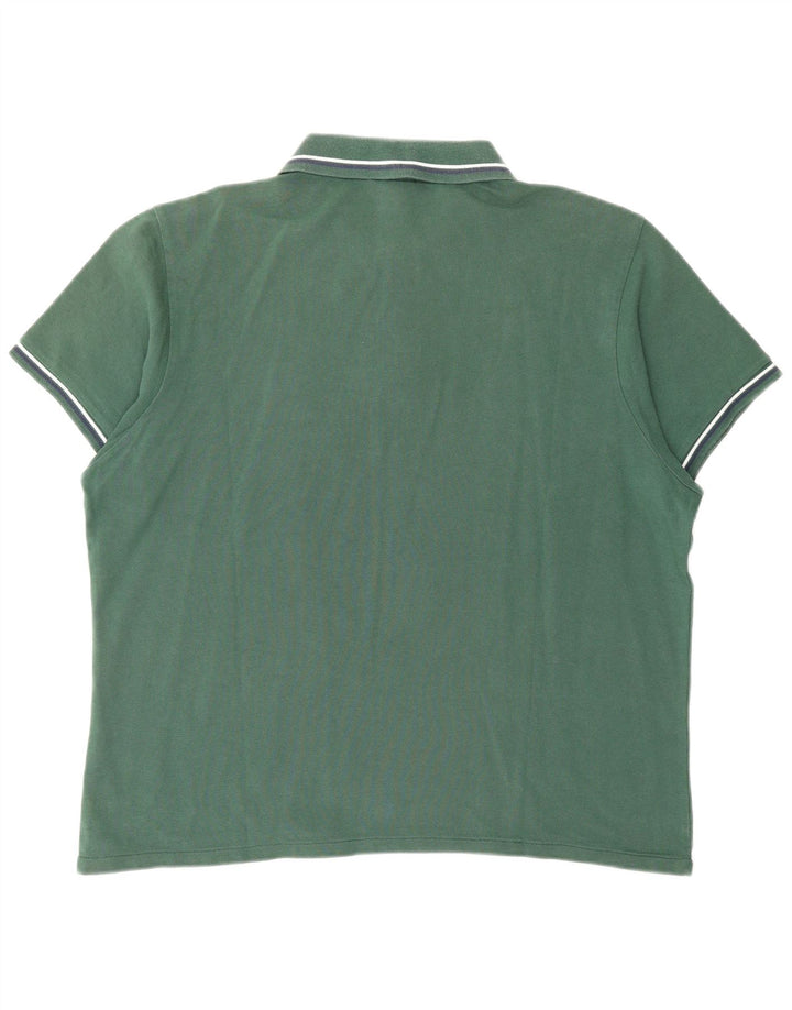 Fila Mens Polo Shirt IT 54 Large Green
