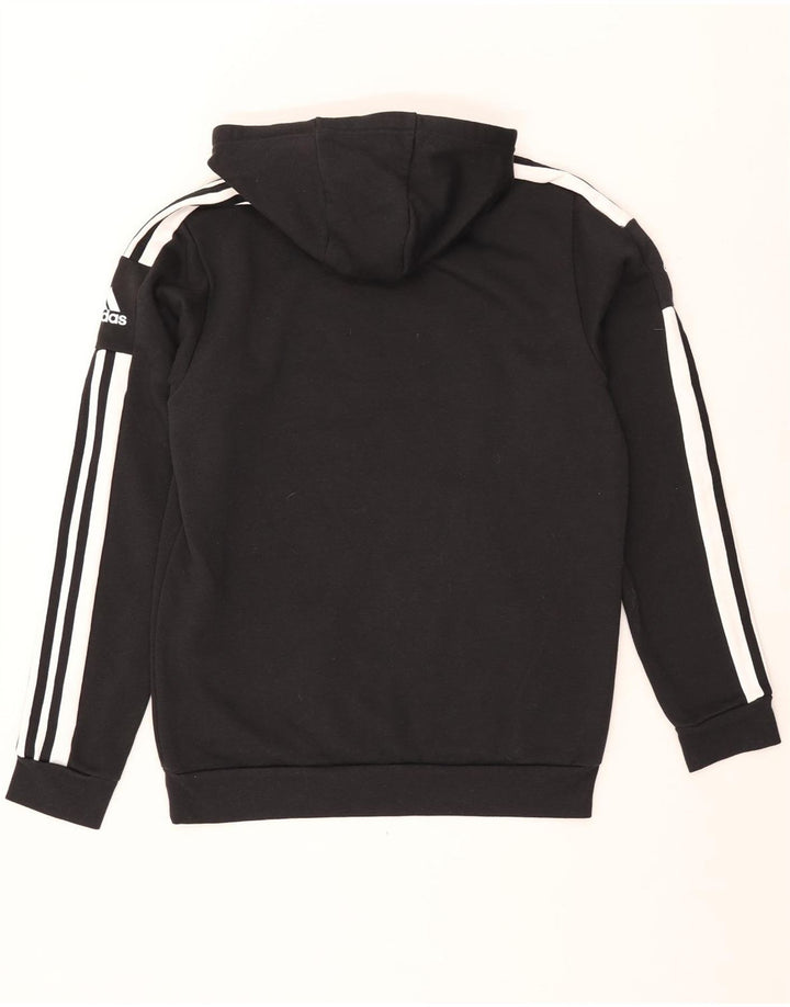 Adidas Mens Hoodie Jumper Medium Black Cotton