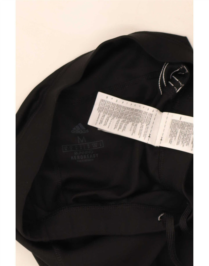 Adidas Womens Aeroready Leggings UK 12 Medium Black Polyester