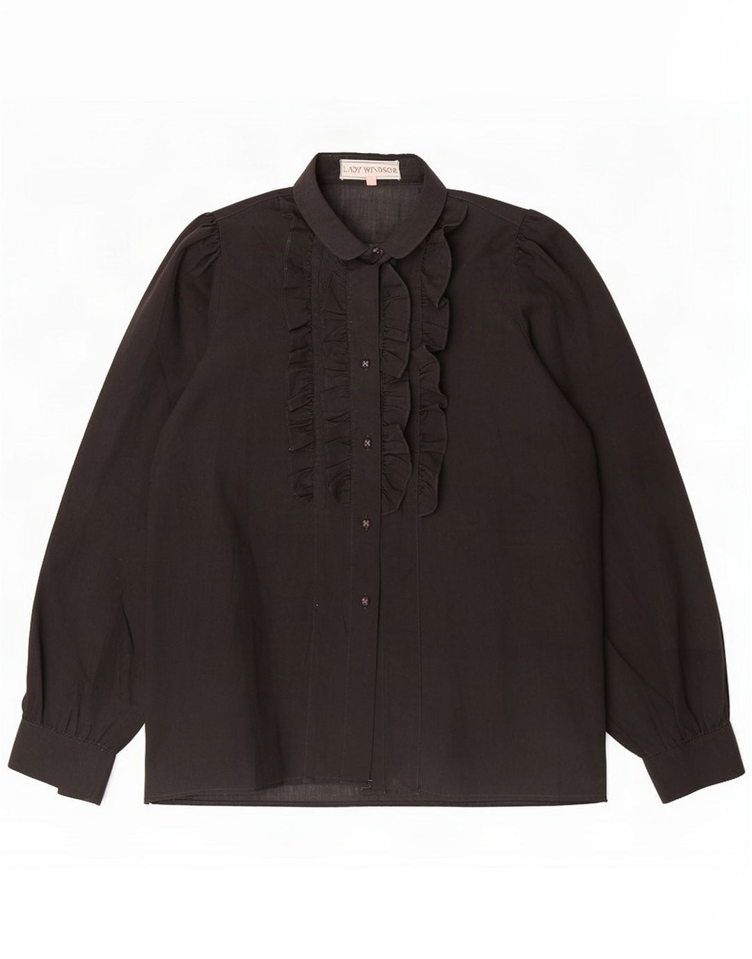 Lady Windsor Chemisier Femme IT 42 Polyester Noir Moyen