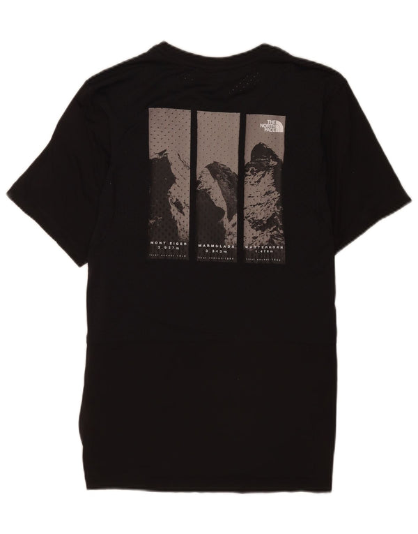 The North Face Herre grafisk T-shirt top lille sort nylon