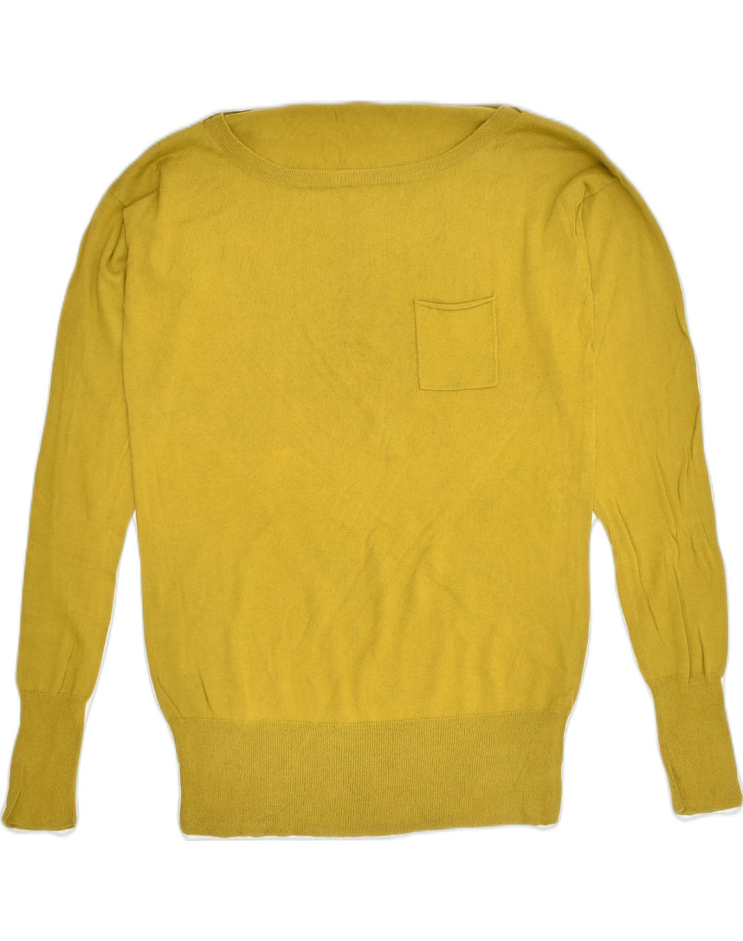 J. CREW Womens Boat Neck Jumper Sweater UK 4 XS Green Cotton | Vintage J. Crew | Thrift | Second-Hand J. Crew | Used Clothing | Messina Hembry 
