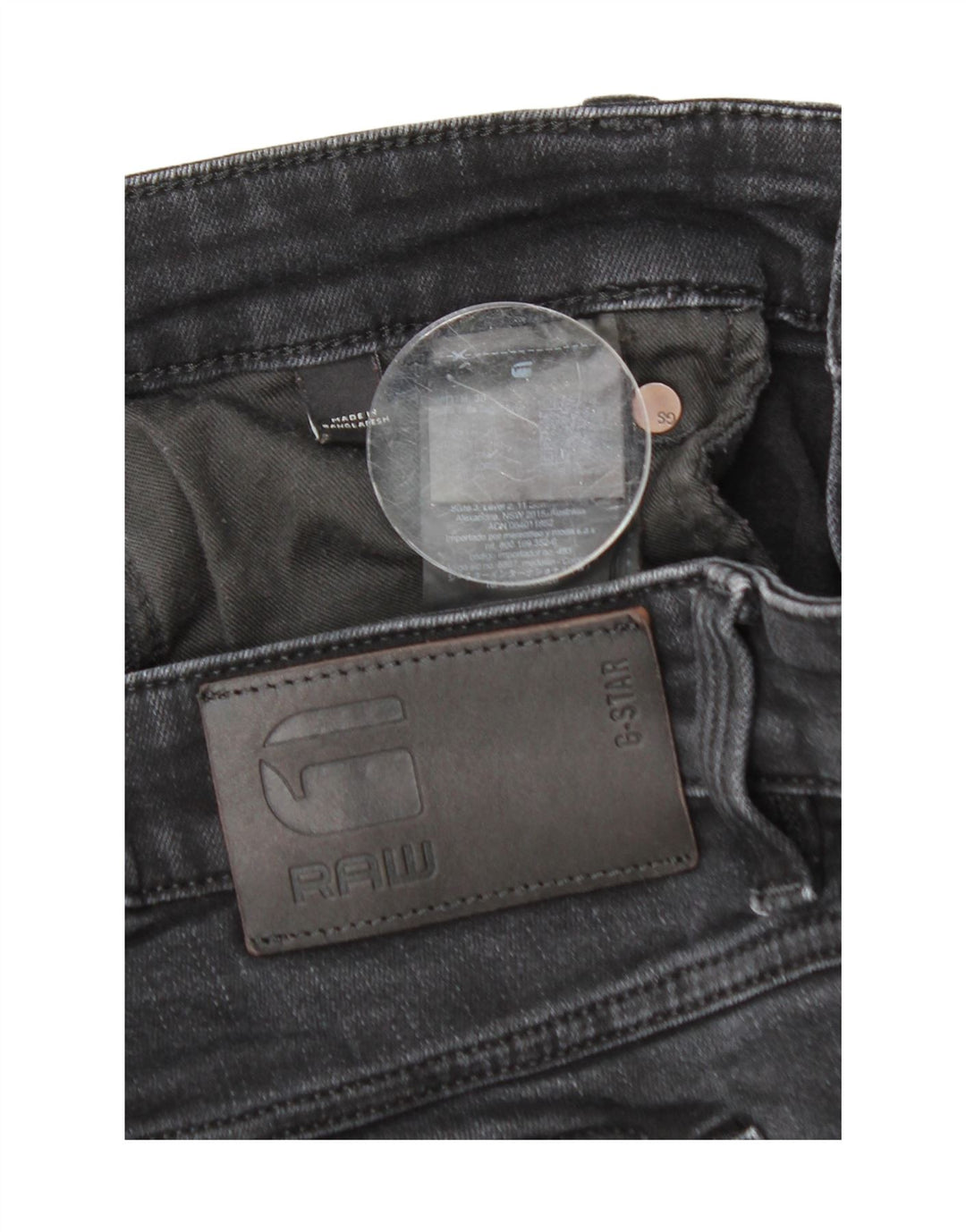 G-STAR Mens Slim Jeans W30 L30 Grey Cotton Vintage G-Star and Second-Hand G-Star from Messina Hembry 