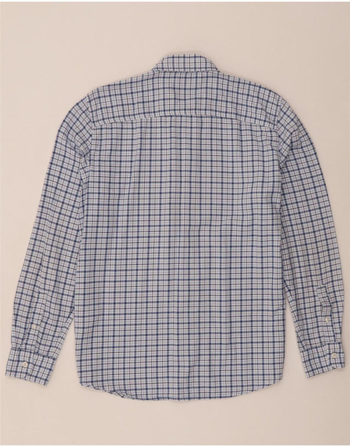 Timberland Mens Shirt Medium Blue Check Cotton
