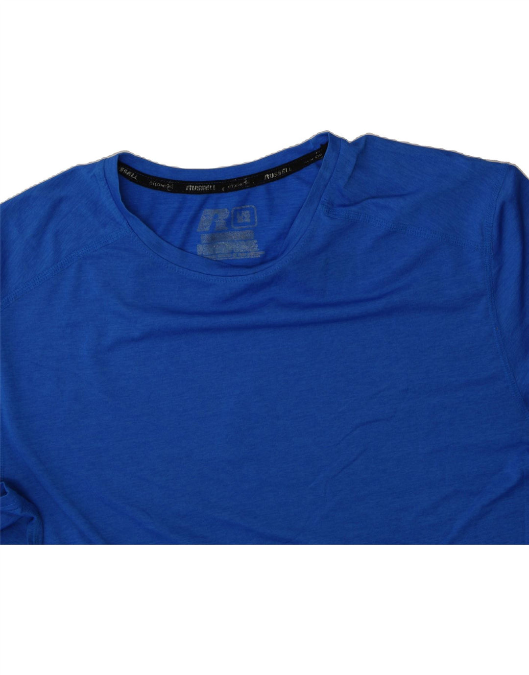 RUSSELL ATHLETIC Mens T-Shirt Top Large Blue Polyester Vintage Russell Athletic and Second-Hand Russell Athletic from Messina Hembry 