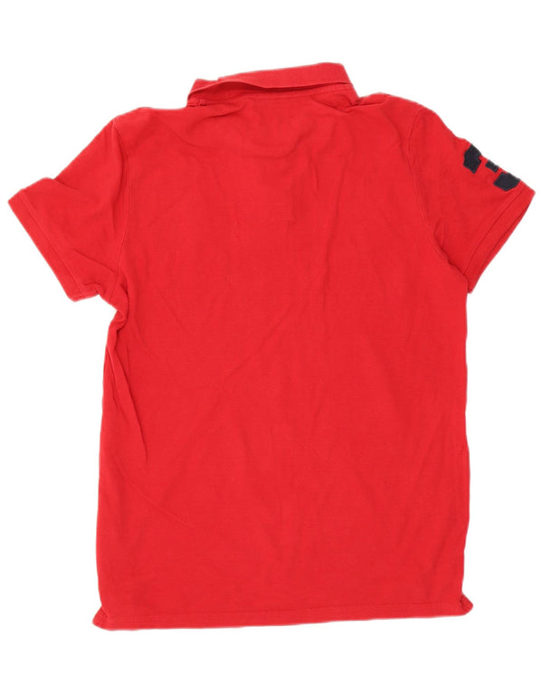 U.S. Polo Assn. Mens Graphic Regular Fit Shirt Medium Red Cotton