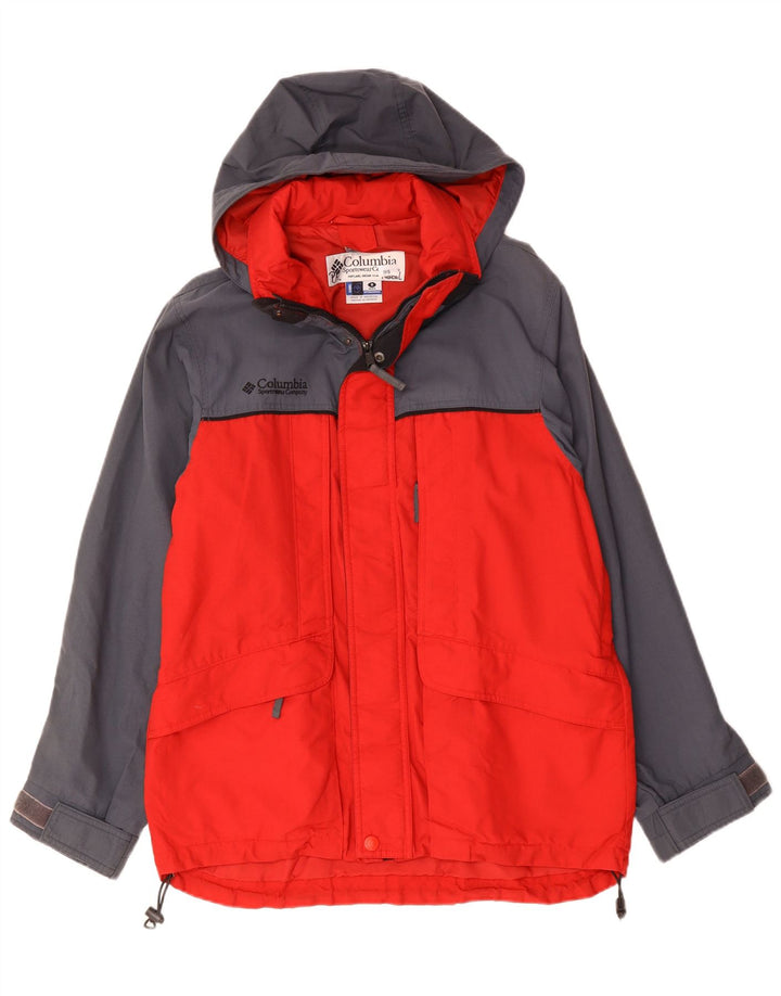 Męska kurtka wiatrówka COLUMBIA Interchange UK 36 Small Red Colorblock