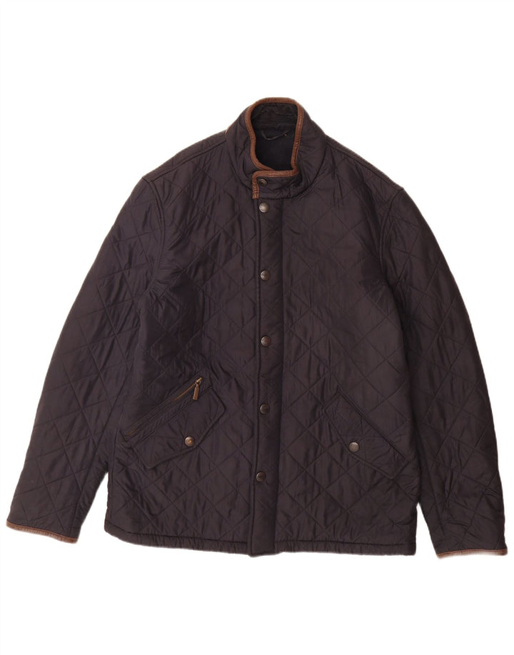 Barbour Veste matelassée pour homme UK 40 Large Bleu marine