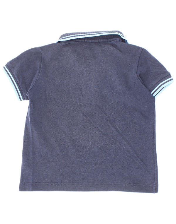 Fred Perry Baby-Jungen-Poloshirt, 18–24 Monate, marineblau, gestreift, Baumwolle