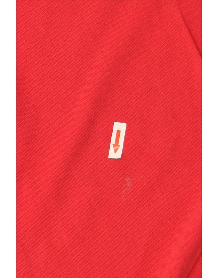Kappa Mens Polo Shirt Large Red Cotton