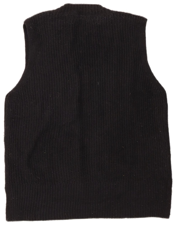Marks & Spencer Herren Weste Tank Top Large Schwarz Polyester