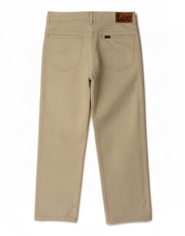 Lee Mens Straight Jeans W36 L27 Beige