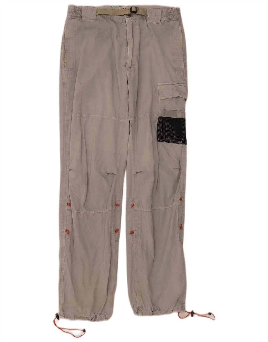 Murphy & Nye Mens Joggers Cargo Trousers W33 L32 Grey Cotton