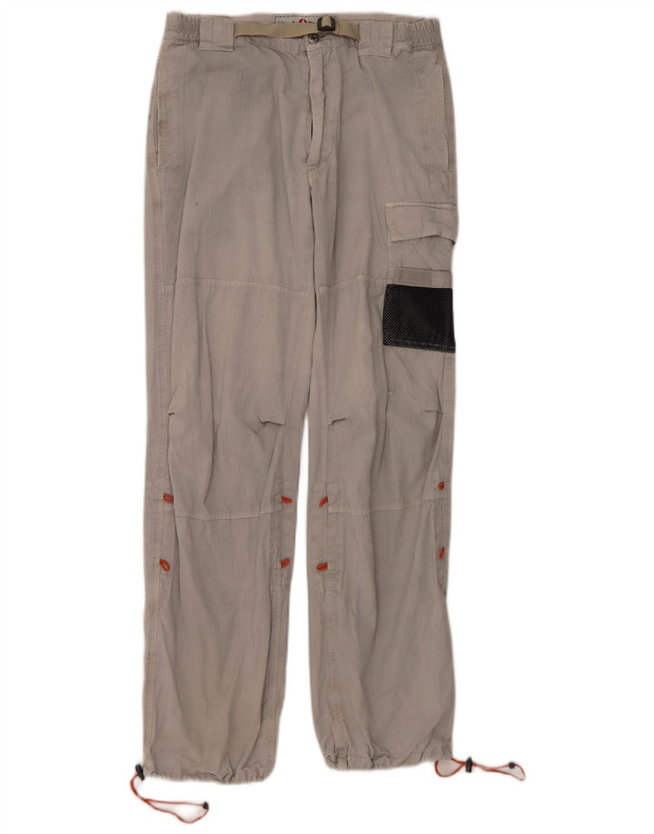 Murphy & Nye Mens Joggers Cargo Trousers W33 L32 Grey Cotton