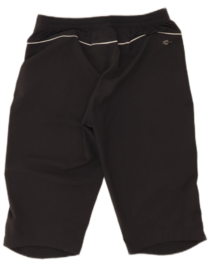 ADIDAS Womens Clima 365 Bermuda Shorts UK 12 Medium W28  Black Polyester