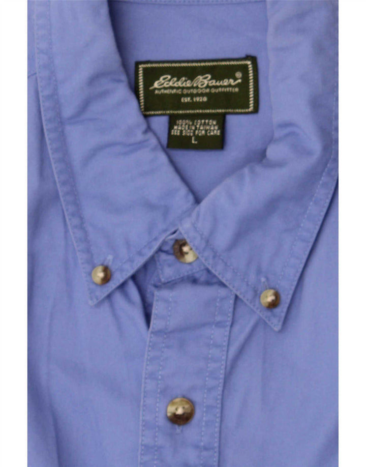 Eddie Bauer Chemise Homme Grand Bleu Coton