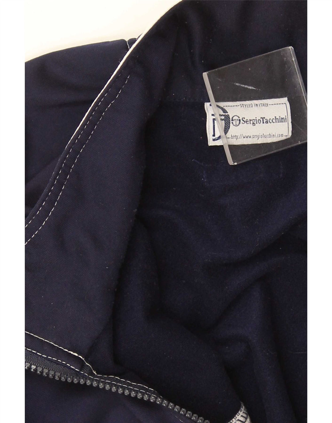 Sergio Tacchini Herre træningsdragt Top jakke Medium Navy Blue Colourblock