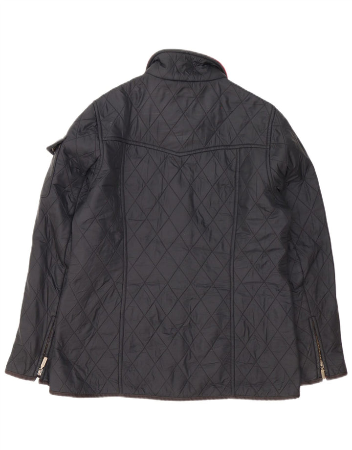 Barbour Womens Quilted Jacket UK 14 Large Black