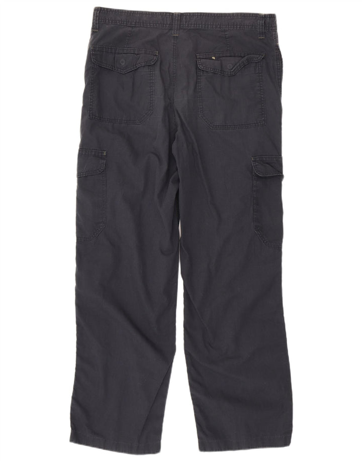 Marks & Spencer Mens Blue Harbour Cargo Trousers W36 L33 Navy Blue