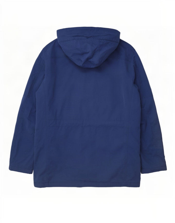 Tommy Hilfiger Herren-Parka mit Kapuze, UK 40, Größe L, blau, Polyester