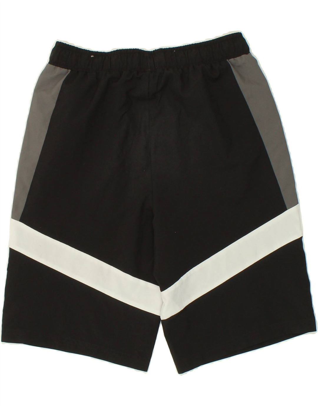 PUMA Boys Sport Shorts 13-14 Years Black Colourblock Polyester Vintage Puma and Second-Hand Puma from Messina Hembry 