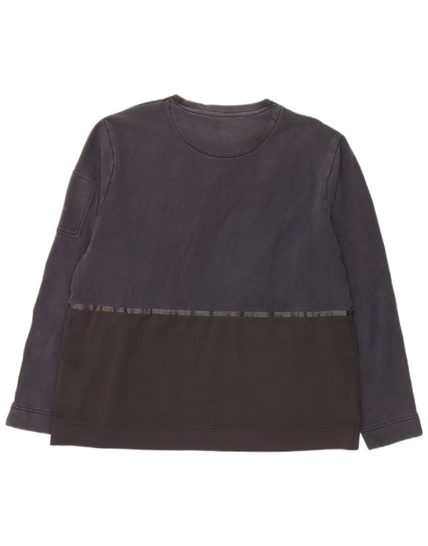 Męska bluza dresowa Lyle & Scott XL, czarna, z blokami kolorów, bawełniana