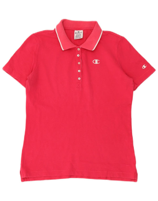 Champion γυναικείο μπλουζάκι πόλο UK 12 Medium Pink