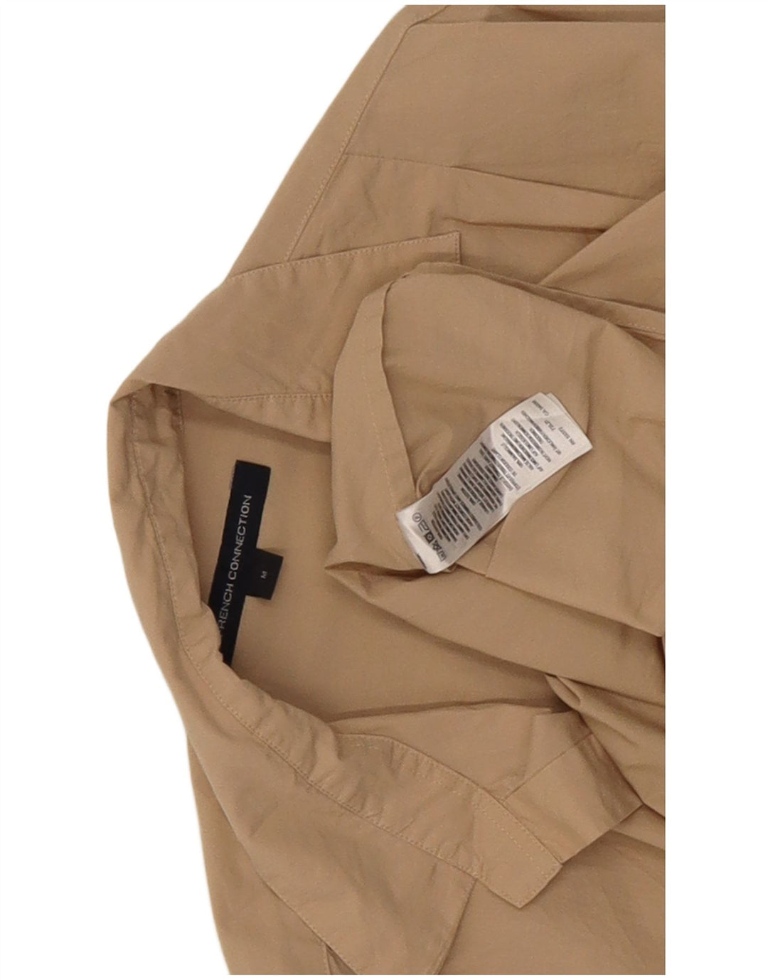 French Connection Ärmelloses, übergroßes Blusenoberteil für Damen, UK 14, Mittelbeige