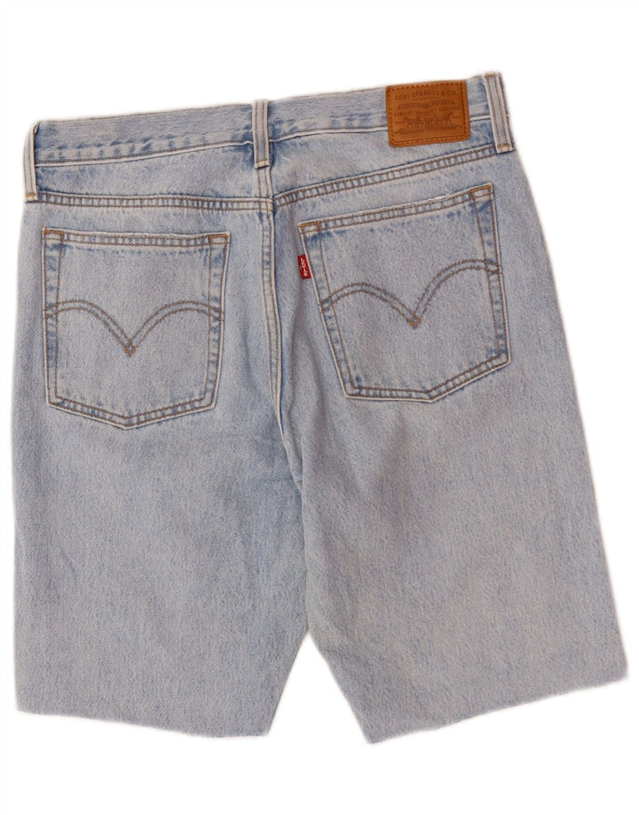 LEVI'S Wedgie denimshorts til kvinder W30 mellemblå bomuld