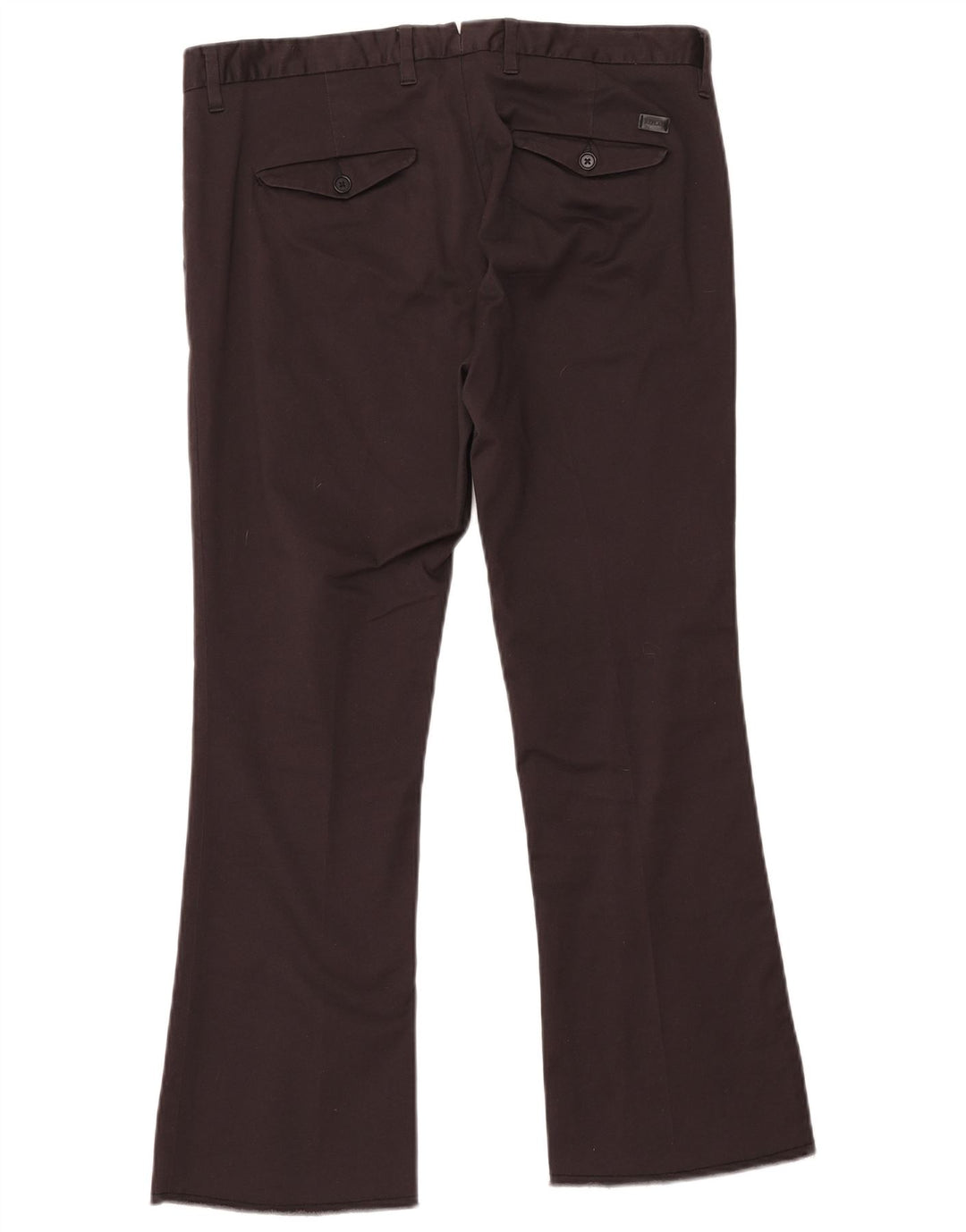 Replay Mens Bootcut Chino Trousers W29 L28 Black Cotton