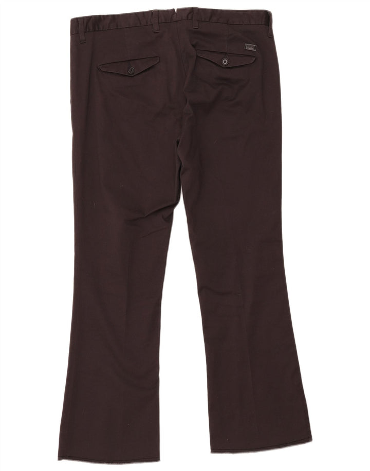 Replay Mens Bootcut Chino Trousers W29 L28 Black Cotton