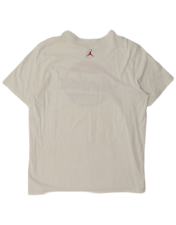 Jordan Mens Graphic T-Shirt Top XL White