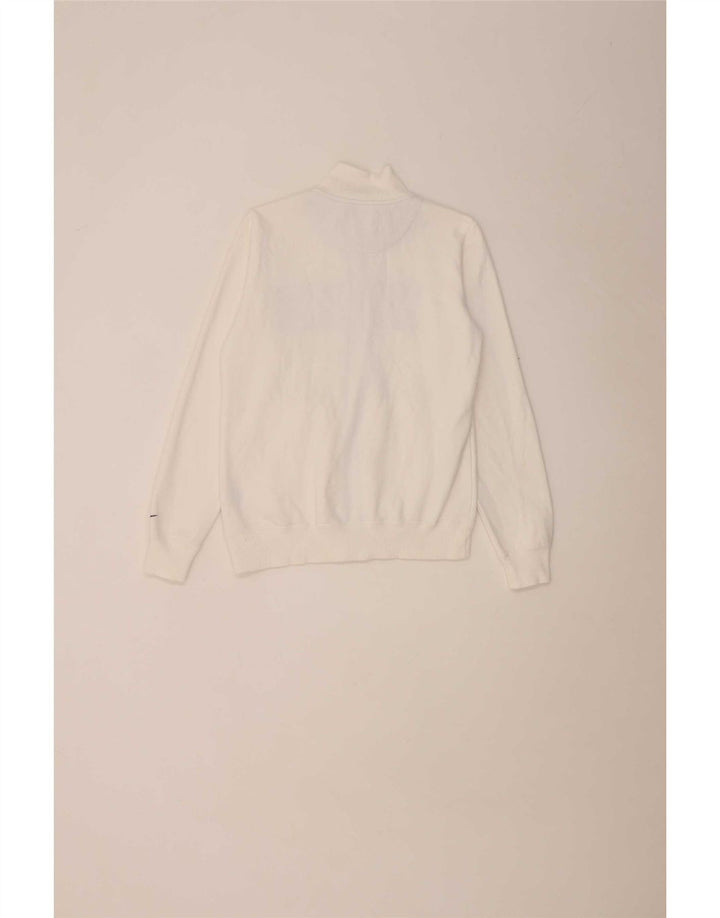 Nike Veste de survêtement graphique pour femme UK 14 en coton blanc moyen