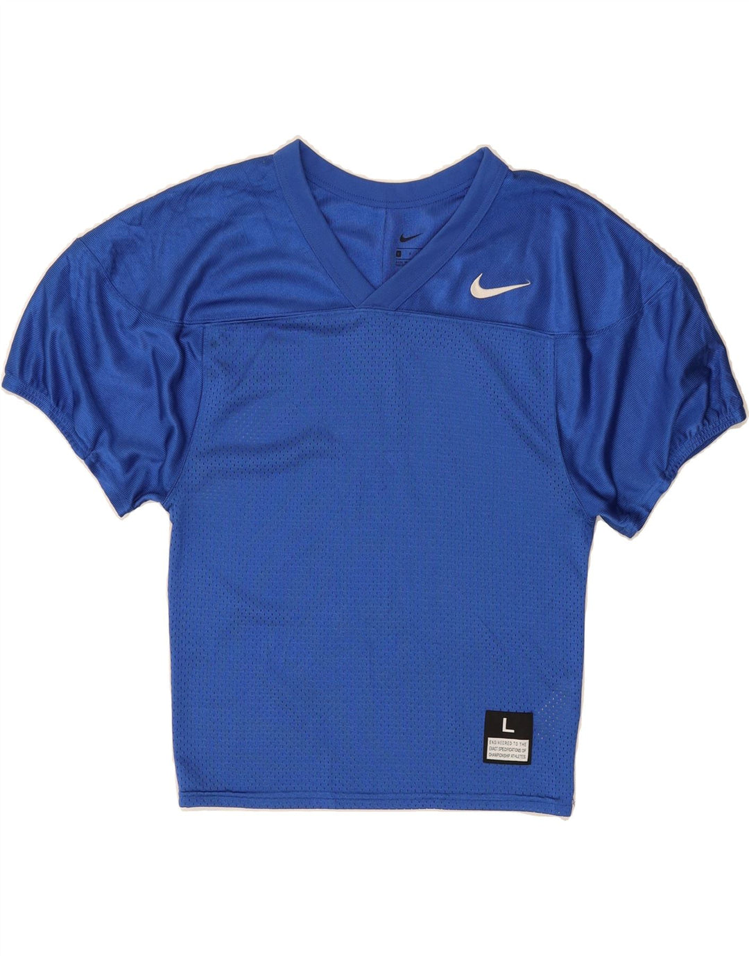 NIKE Boys T-Shirt Top 12-13 Years Large Blue Polyester Vintage Nike and Second-Hand Nike from Messina Hembry 