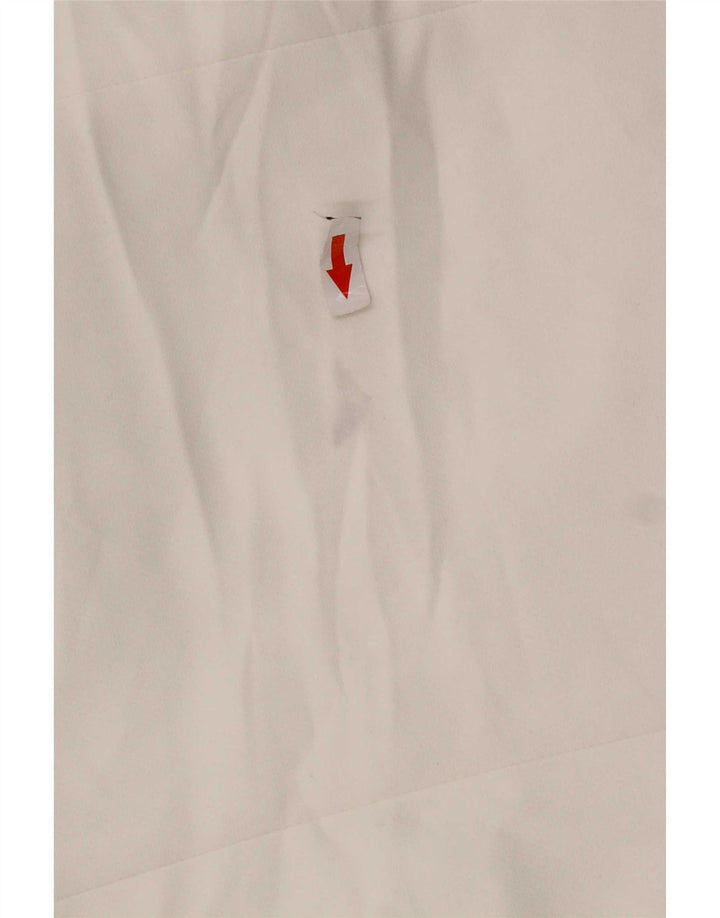 Blazer pentru femei Zara cu 1 nasture UK 14 Poliester alb mediu