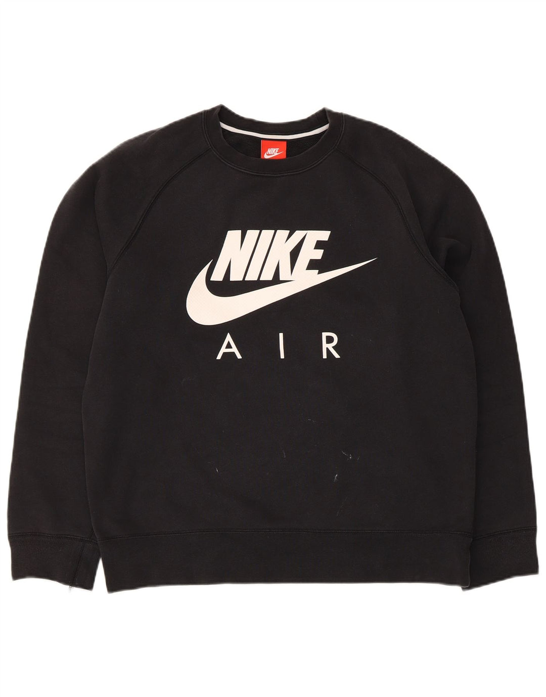 Nike Herre grafisk sweatshirt Jumper Medium Sort