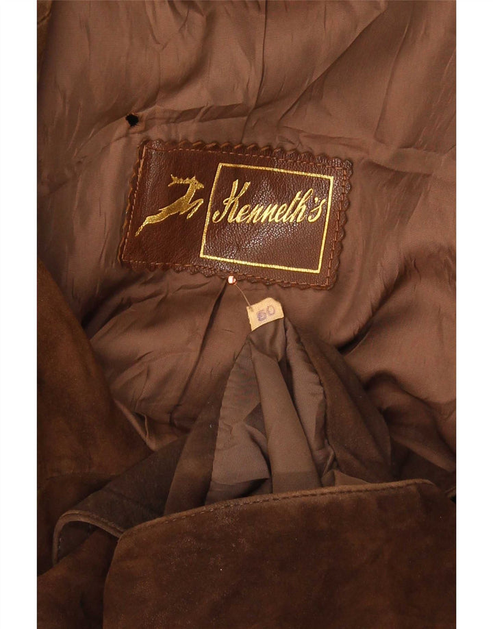 Kennedy Dame Ruskind Overfrakke IT 50 XL Brun