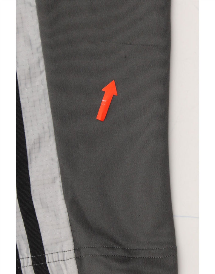 ADIDAS Boys Tracksuit Trousers 11-12 Years  Grey Colourblock Polyester Vintage Adidas and Second-Hand Adidas from Messina Hembry 