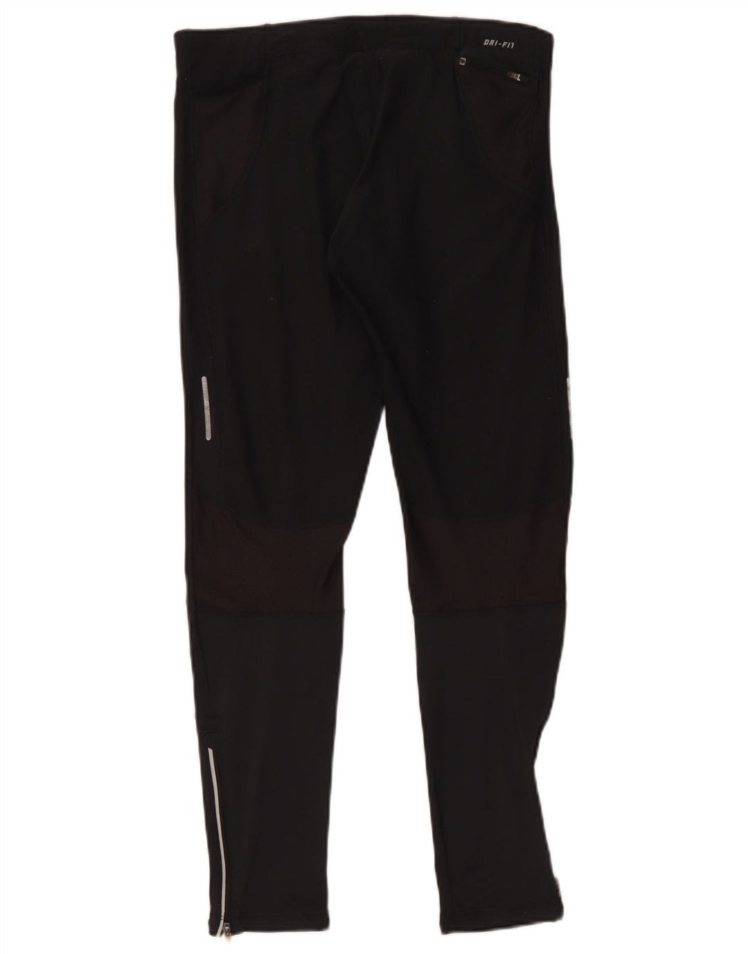 Nike Womens Dri Fit Leggings UK 14 Medium  Black Polyester