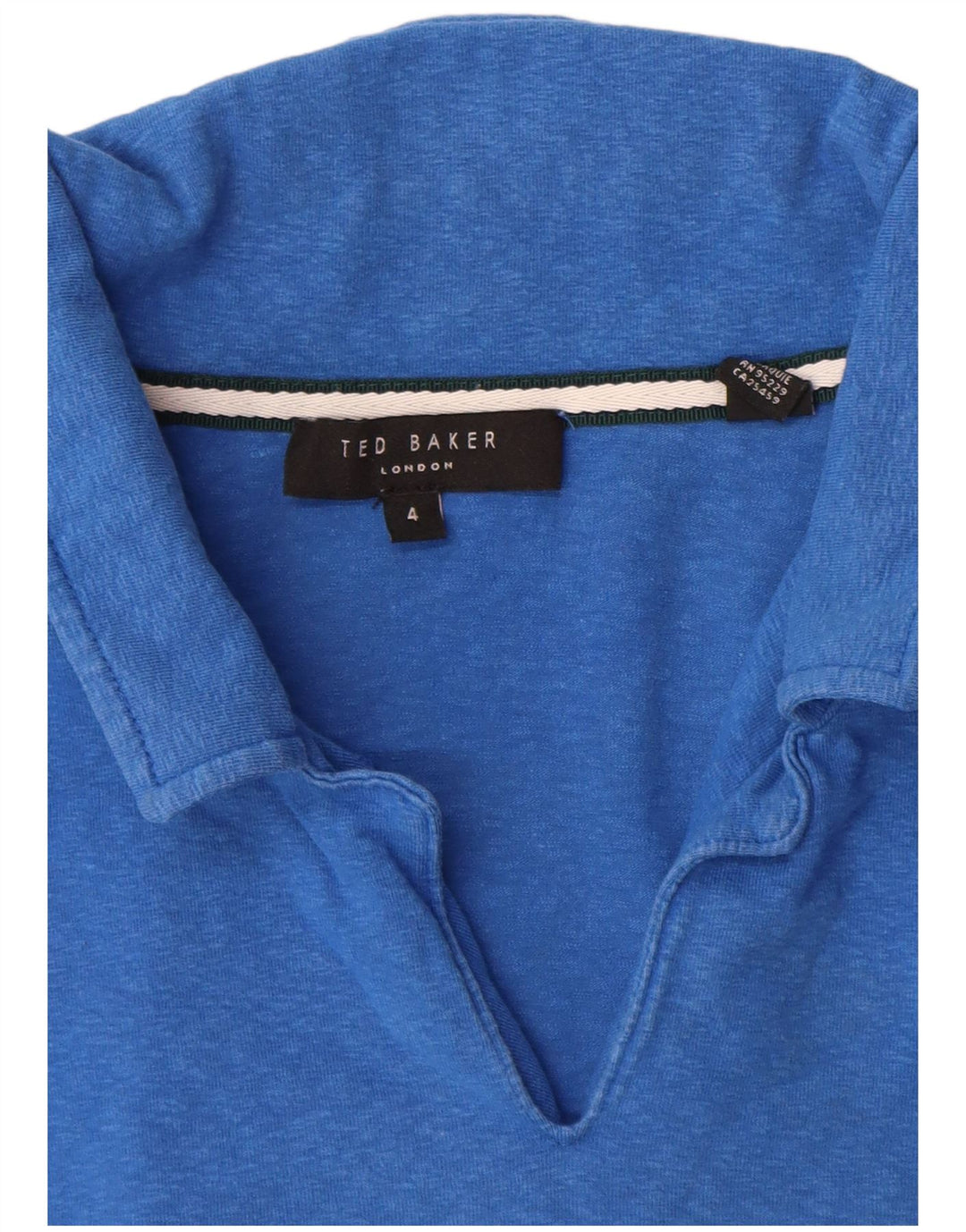 Tricou polo pentru bărbați Ted Baker Mărimea 4, mare, albastru, bumbac