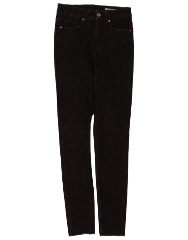 Marks & Spencer Damen The Ivy Skinny Jeans UK 8 Small W28 L30 Schwarz